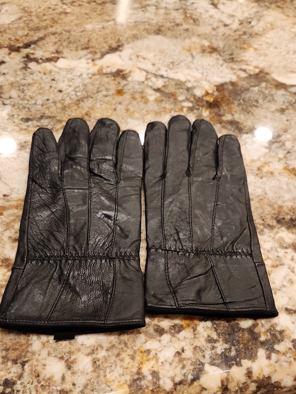 Tru Fit Leather Gloves One Size
